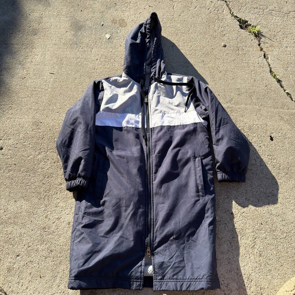 TYR Youth Hydrosphere Alliance Swim Parka Coat blue Small